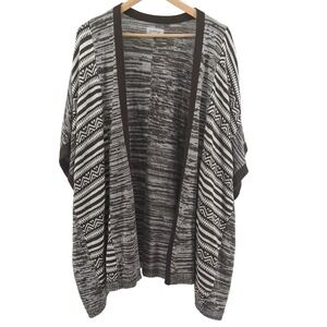 Avenue Plus Size‎ 2X 22/24 Open Front Cardigan Sweater Kimono Aztec Tribal Print